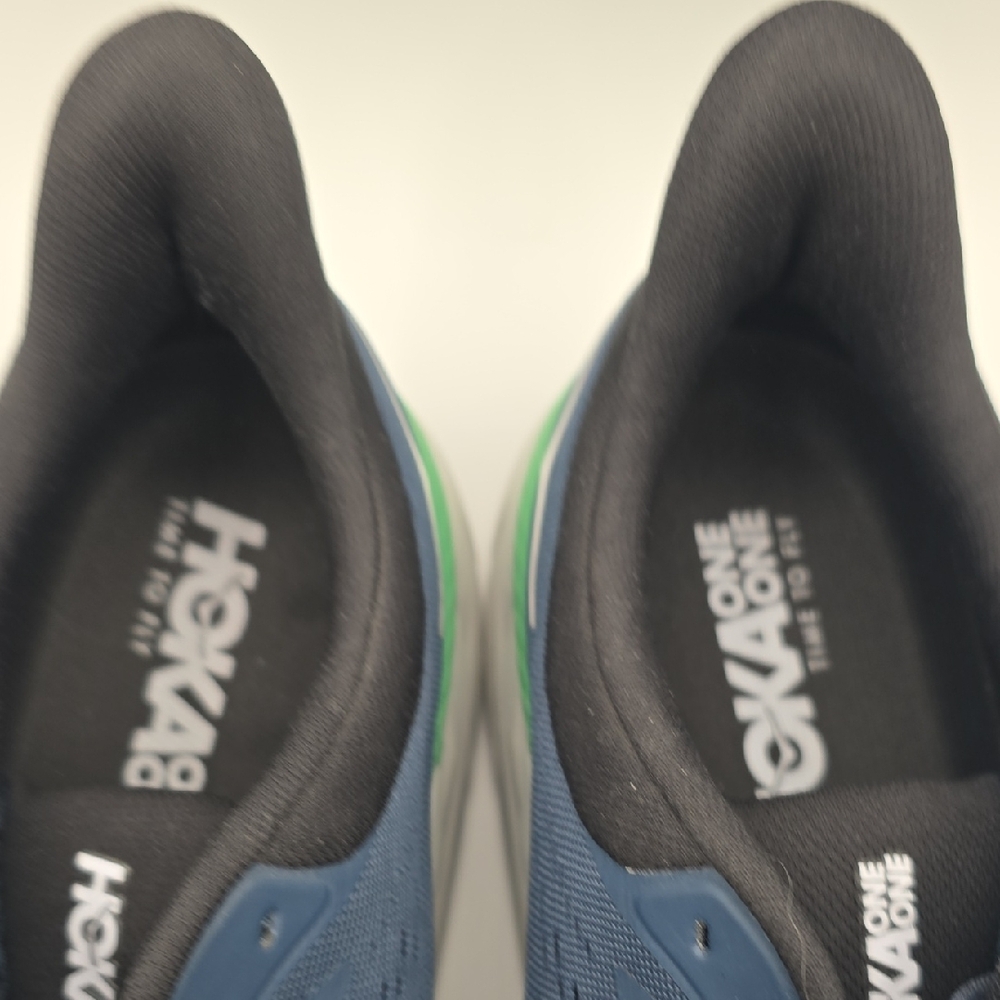 Hoka Men's Blue and Green Running Shoes - Picture 5 of 11